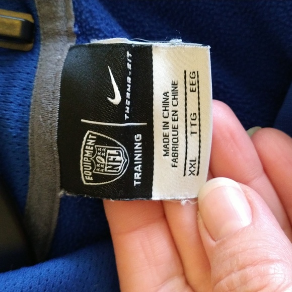 Nike, Indianapolis Colts, hoodie, size XXL, used, mens - Picture 7 of 7